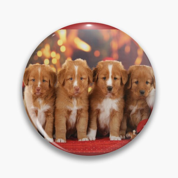 Item preview, Duck Toller Dogs Puppy Christmas Puzzle designed and sold by Toffy2222.