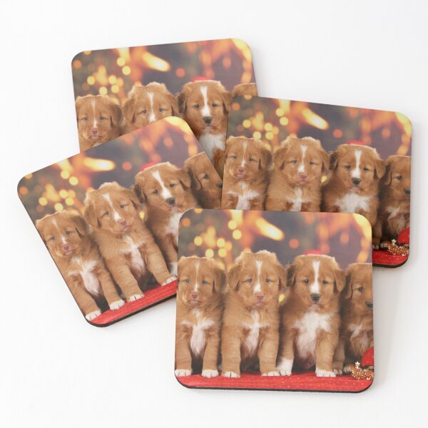 Item preview, Duck Toller Dogs Puppy Christmas Puzzle designed and sold by Toffy2222.
