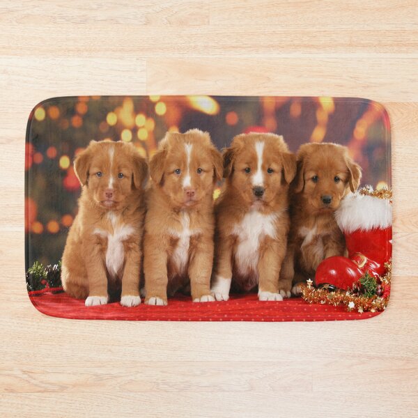 Item preview, Duck Toller Dogs Puppy Christmas Puzzle designed and sold by Toffy2222.