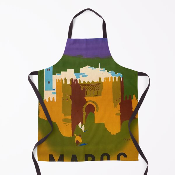 Item preview, retro classic Maroc poster designed and sold by CorasPosters.