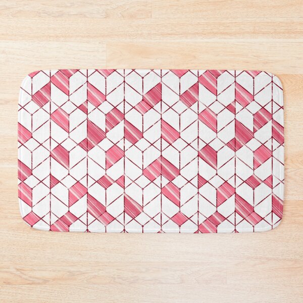 Item preview, Geometric white, red pattern. designed and sold by marinaklykva.