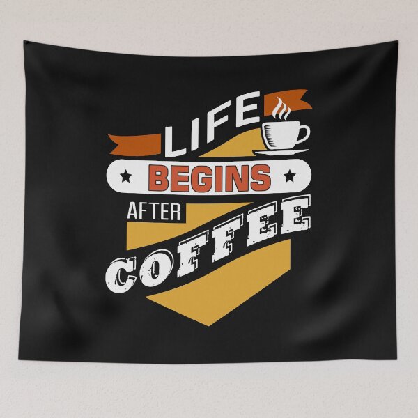 Item preview, Life begins after coffee  designed and sold by shinoshop.