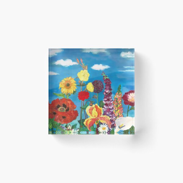 Flower Haven Acrylic Block
