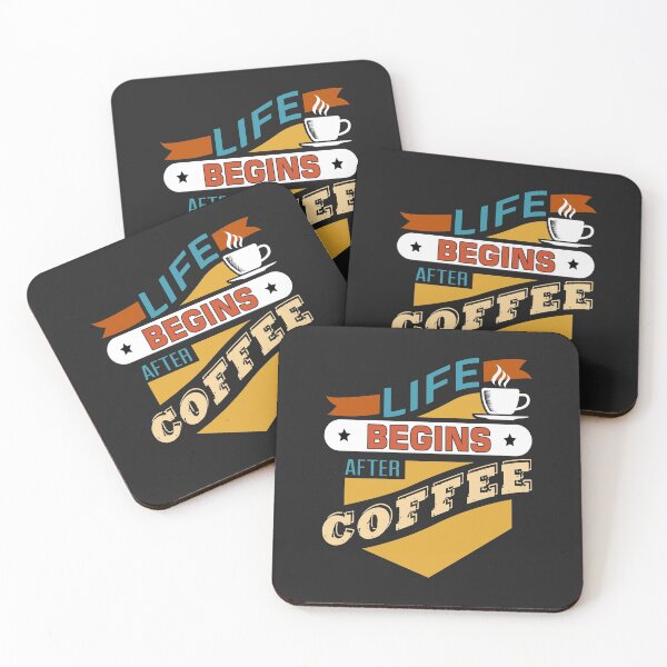 Item preview, Life begins after coffee  designed and sold by shinoshop.