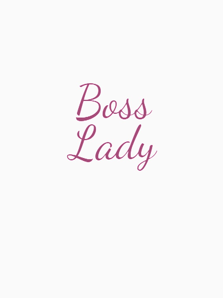 Aperçu 3 sur 3. T-shirt moulant avec l'œuvre Boss Lady créée et vendue par HerLyfestyle.