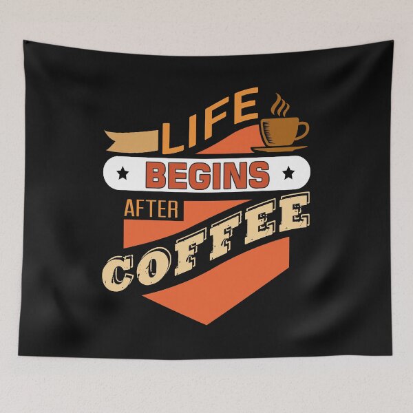 Item preview, Life begins after coffee  designed and sold by shinoshop.