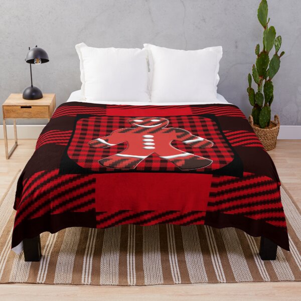 Item preview,  CHECKERED PLAID LINE PATTERN WITH A GINGERMAN designed and sold by Ralek.