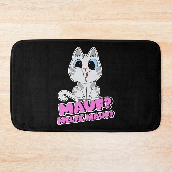 Item preview, Eatery cat kitten tomcat eating mouse designed and sold by dickkopp.