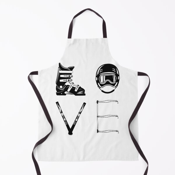 Item preview, SKI Love - winter sports love with helmet & skis designed and sold by maddinstgt.