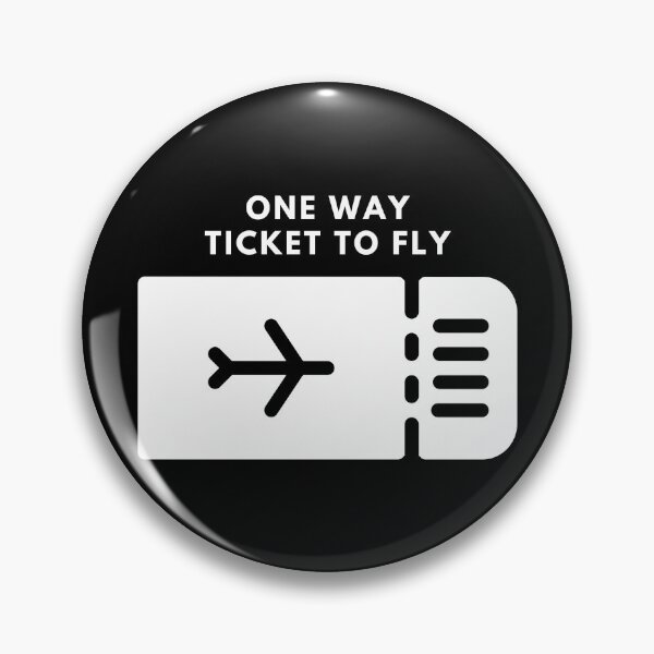 Item preview, One Way Ticket To Fly designed and sold by AeroAstro.