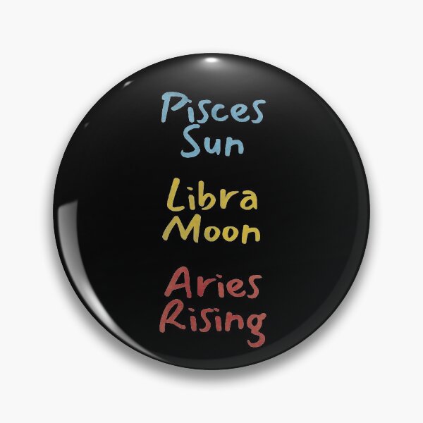 Item preview, Pisces Sun Libra Moon Aries Rising Text designed and sold by leomooncreates.