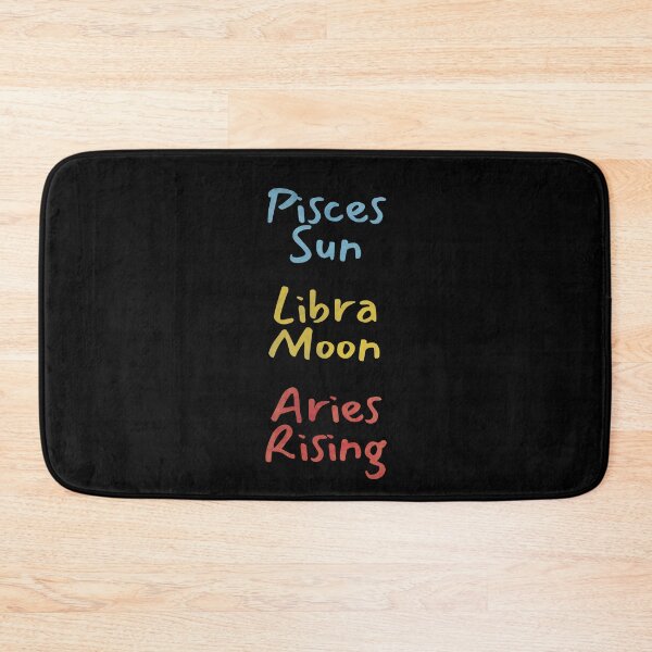 Item preview, Pisces Sun Libra Moon Aries Rising Text designed and sold by leomooncreates.