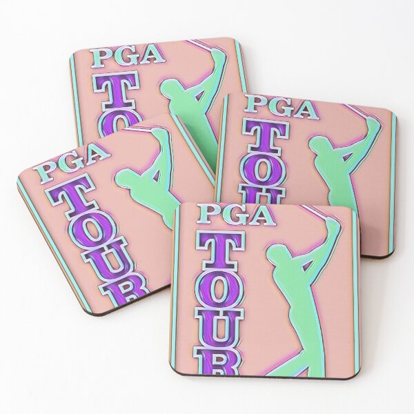 Item preview, Master PGA TOUR LOGO(pink & light green)  designed and sold by Dude 4U.