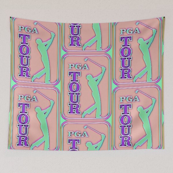Item preview, Master PGA TOUR LOGO(pink & light green)  designed and sold by Dude 4U.