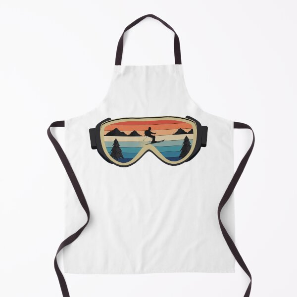 Item preview, Retro vintage ski skiing glasses with skier designed and sold by maddinstgt.