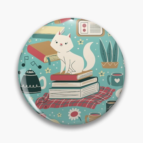 Item preview, Cozy reading cats designed and sold by Angela Sbandelli.