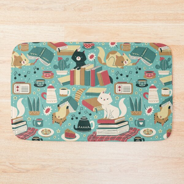 Item preview, Cozy reading cats designed and sold by Angela Sbandelli.