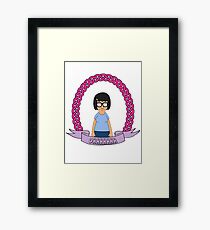 UHHHHHH // Tina Belcher Framed Print