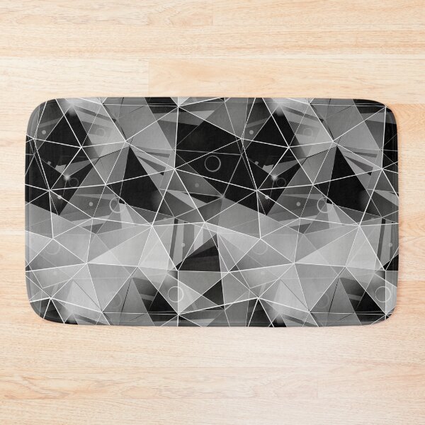 Item preview, Black and white polygonal pattern. designed and sold by marinaklykva.