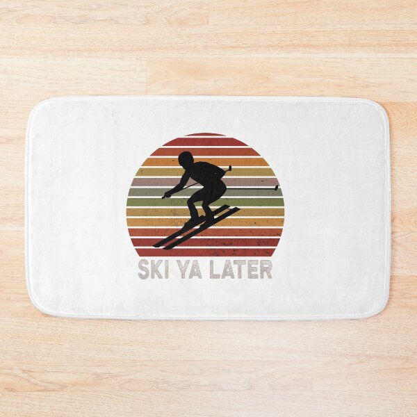 Item preview, Ski ya later See you later Skiing Retro Vintage designed and sold by maddinstgt.