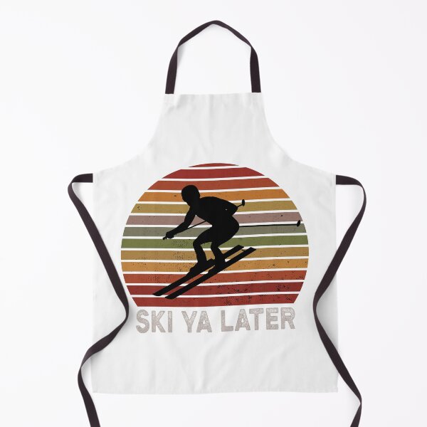 Item preview, Ski ya later See you later Skiing Retro Vintage designed and sold by maddinstgt.