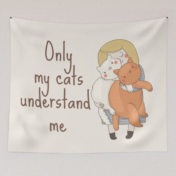 Item preview, Only my cats understand me designed and sold by Nesro34.