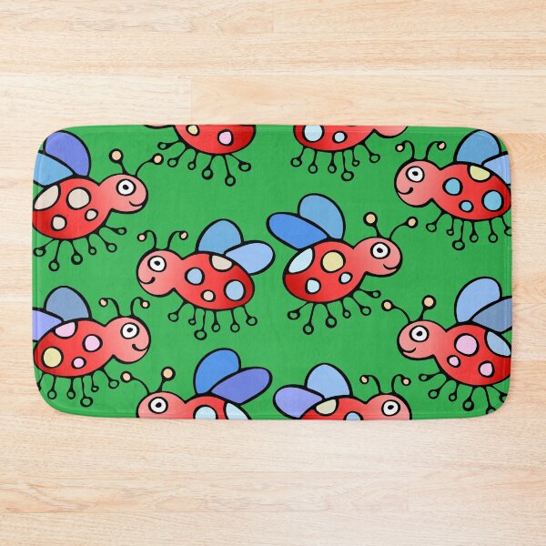 Item preview, Cute and Colorful Ladybug Pattern (green) designed and sold by Davey's Designs.