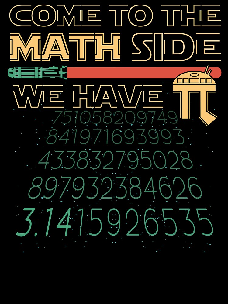 come to the math side we have pi