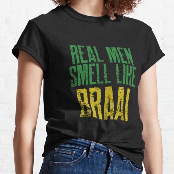Item preview, South African - Real Men Smell like Braai  designed and sold by SKilner.