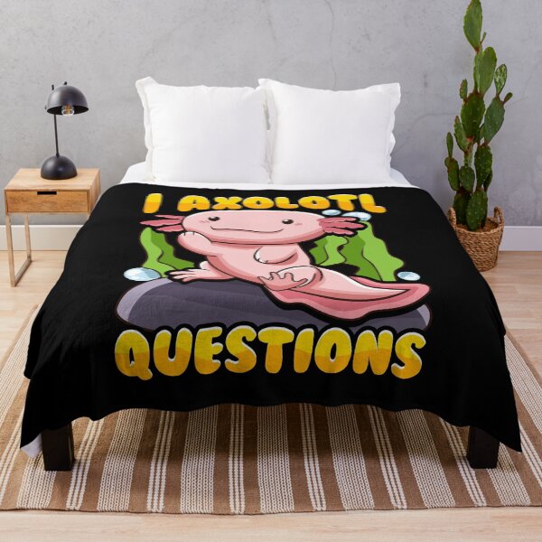 Item preview, Cute & Funny I Axolotl Questions Pun Walking Fish designed and sold by perfectpresents.