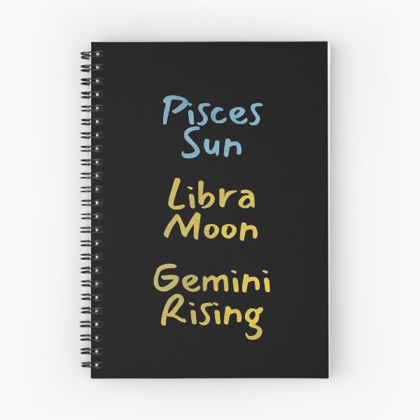 Item preview, Pisces Sun Libra Moon Gemini Rising Text designed and sold by leomooncreates.