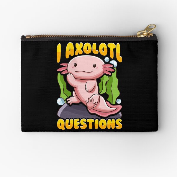 Vista previa del artículo con la obra «Preguntas divertidas y lindas sobre axolotl Juego de palabras Pez caminante», diseñado y vendido por perfectpresents.