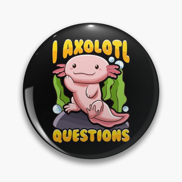 Item preview, Cute & Funny I Axolotl Questions Pun Walking Fish designed and sold by perfectpresents.