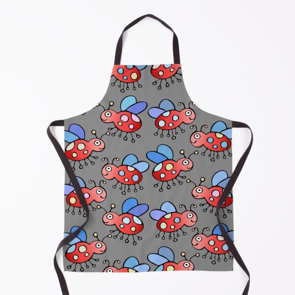 Item preview, Cute and Colorful Ladybug Pattern (grey) designed and sold by Davey's Designs.