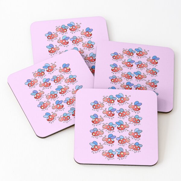 Item preview, Cute and Colorful Ladybug Pattern (pink) designed and sold by Davey's Designs.