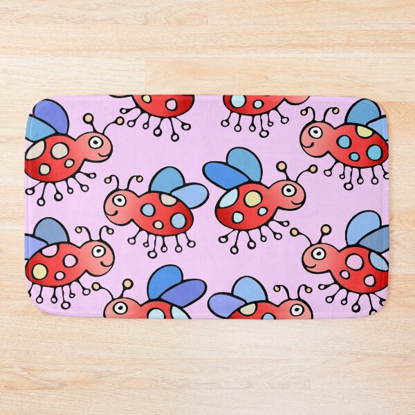 Item preview, Cute and Colorful Ladybug Pattern (pink) designed and sold by Davey's Designs.
