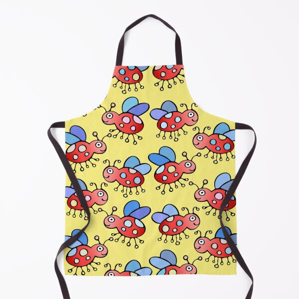 Item preview, Cute and Colorful Ladybug Pattern (yellow) designed and sold by Davey's Designs.