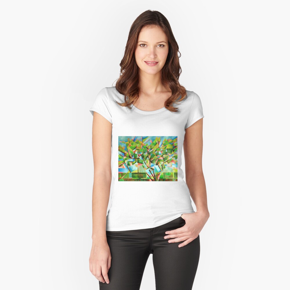 Item preview, Fitted Scoop T-Shirt designed and sold by CorneAkkers.