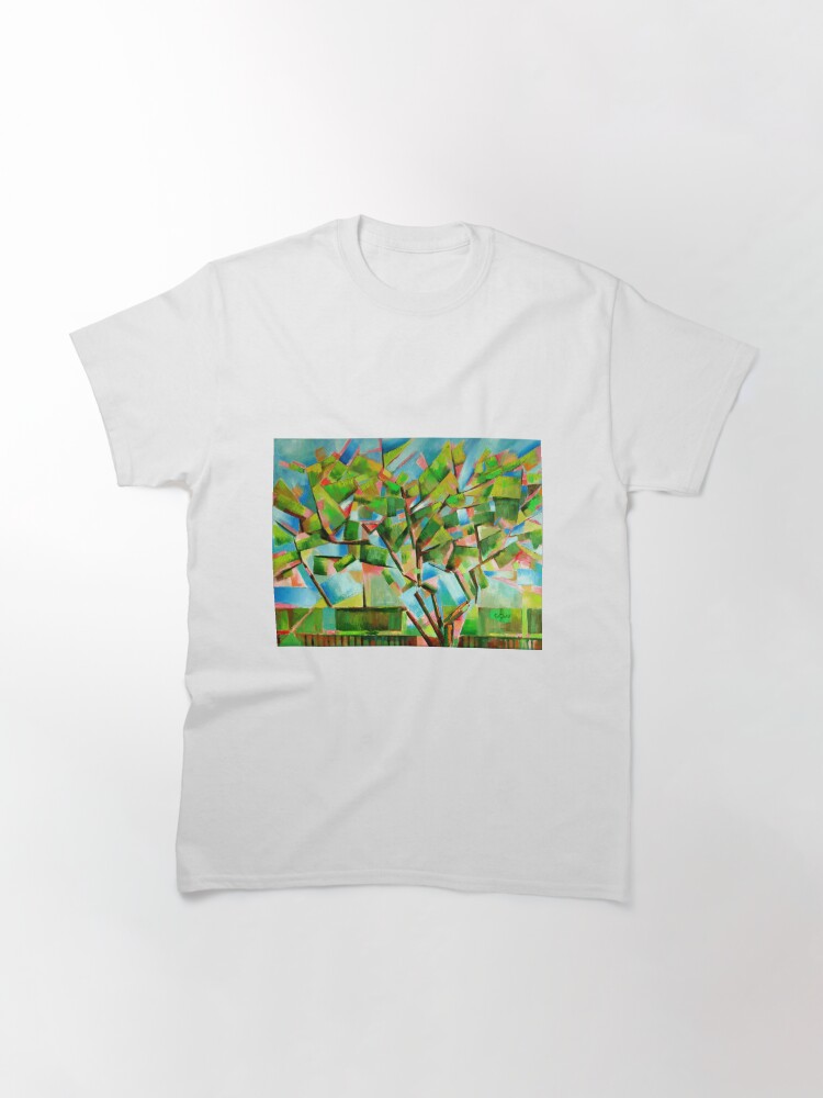 Thumbnail 3 of 7, Classic T-Shirt, Cubistic Spring at Voorburg designed and sold by CorneAkkers.