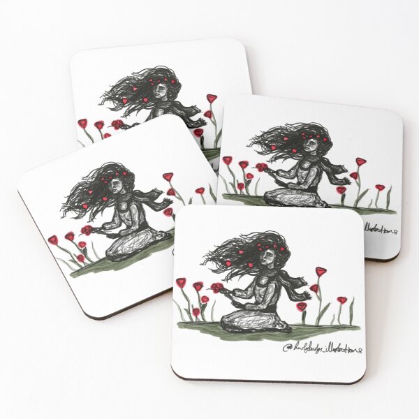 Item preview, Red Flowers designed and sold by Hurlyburlys.