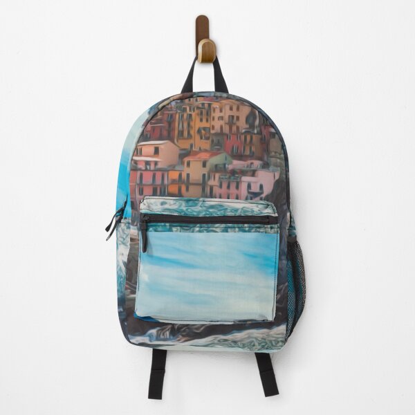 Item preview, Village by the ocean Painting  designed and sold by Bucket List  Gear.