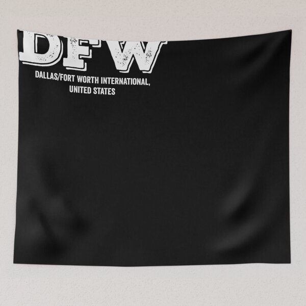 Aperçu de l'œuvre Cadeau souvenir de l'aéroport international de DFW Dallas Fort Worth créée et vendue par VFRZone.