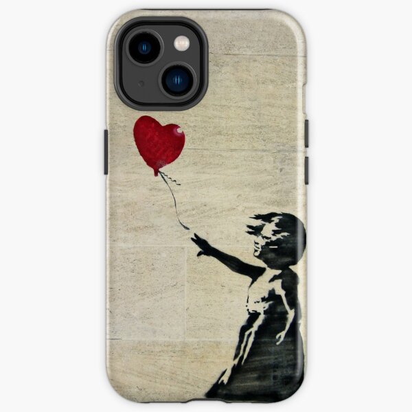 Banksy's Girl with a Red Balloon III iPhone Tough Case