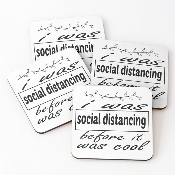 Item preview,  i was social distancing before it was cool designed and sold by ibrastore.