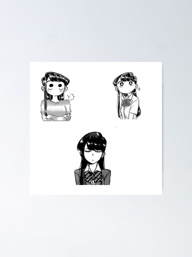 Blushing Komi-san Poster for Sale by PegShop