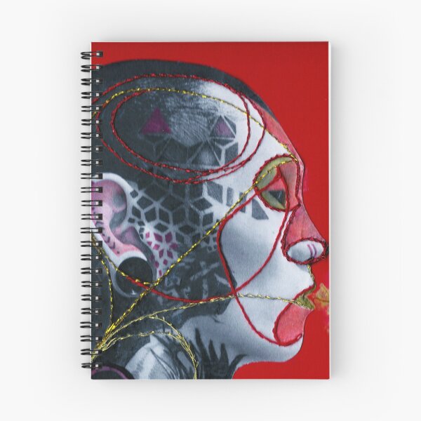 Item preview, CLON 3 - Fine Art Mixed Media Avant-Garde Portrait designed and sold by Azanza.
