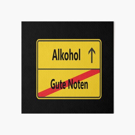 Artikel-Vorschau von Gute Noten? Alkohol!, designt und verkauft von NT99.