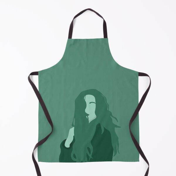 Item preview, Davina - Girl with flowing hair in turquoise tones designed and sold by LeaDavidArt.