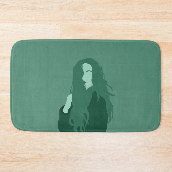 Item preview, Davina - Girl with flowing hair in turquoise tones designed and sold by LeaDavidArt.