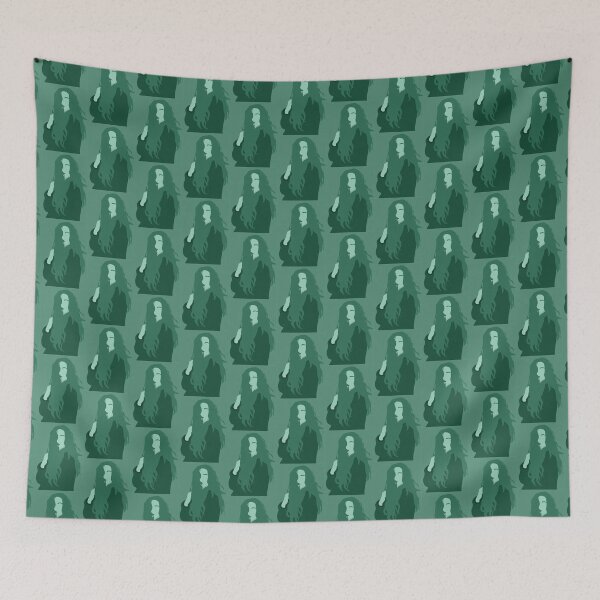 Item preview, Davina - Girl with flowing hair in turquoise tones designed and sold by LeaDavidArt.